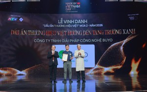 BUYO được xướng tên ở hạng mục "Dấu ấn Thương hiệu Việt hướng đến Tăng trưởng xanh" của Made by Vietnam 2026