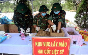 Hoàn thành sớm lấy mẫu hài cốt liệt sĩ tại Nghĩa trang Liệt sĩ Hàm Rồng