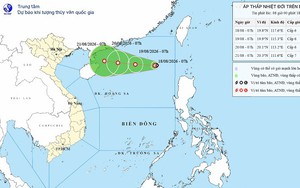 Áp thấp nhiệt đới gây gió mạnh, sóng lớn trên Biển Đông