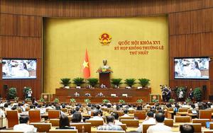 Thông cáo báo chí số 5, Kỳ họp không thường lệ thứ Nhất, Quốc hội khóa XVI