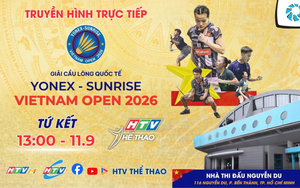 Trực tiếp: Tứ kết Vietnam Open 2026