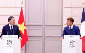 Tổng Bí thư, Chủ tịch nước Tô Lâm và Tổng thống Pháp Emmanuel Macron gặp gỡ báo chí