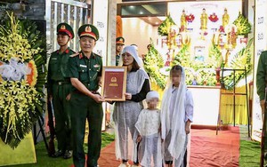 Thiếu tá Trần Văn Tùng được truy thăng quân hàm Trung tá