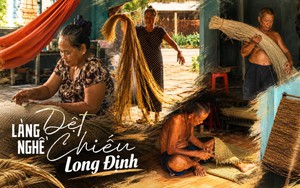 Làng chiếu Long Định – giữ nghề qua từng sợi cói