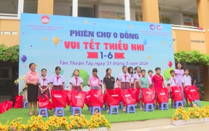 Thiếu nhi rạng rỡ trong ngày hội "Vui Tết thiếu nhi 01/6" tại Quận 7