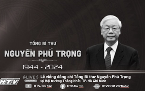 Trực tiếp lễ viếng Tổng Bí thư Nguyễn Phú Trọng tại Hội trường Thống Nhất (TP.HCM)