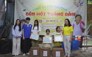 Mang Trung thu đến với con, em thanh niên công nhân