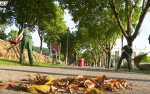 Cảm động tinh thần đồng đội khi cùng nhau vệ sinh doanh trại