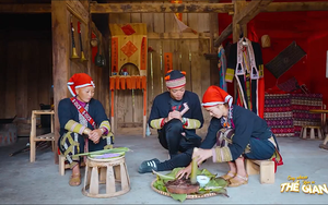 Cách làm bánh sừng trâu và thịt lợn ống tre