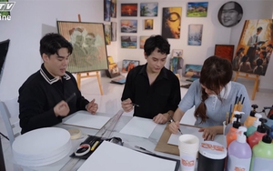 Young Ju và Nguyễn Đình Vũ học làm họa sĩ