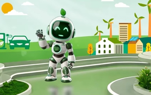"Cùng HTV hành động xanh" ra mắt MC robot AI