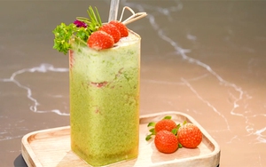 Sinh tố cải gừng cam dâu