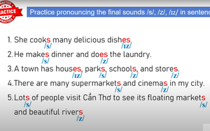 Anh văn lớp 6 - Bài 5: Pronunciation - Phát âm đuôi s, es