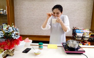 Lê Lộc trổ tài làm đẹp từ bã đậu nành