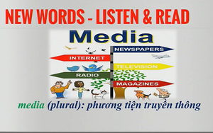 Anh văn lớp 9 - Bài 13: Vocabularies practice "The Media"
