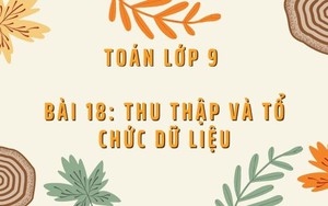Toán lớp 9 - Bài 18: Thu thập và tổ chức dữ liệu