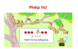 Toán lớp 1- Bài 42: Phép trừ (Tiết 2)