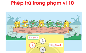 Toán lớp 1 - Bài 44: Phép trừ trong phạm vi 10 (Tiết 2)