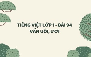 Tiếng Việt lớp 1 - Bài 94: Vần uôi, ươi