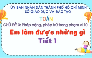 Toán lớp 1 - Bài 48: Em làm được những gì? (Tiết 1)