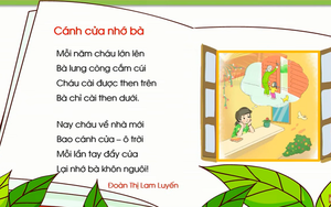 Tiếng Việt lớp 2: Bài 113: Luyện nghe viết "Cánh cửa nhớ bà"