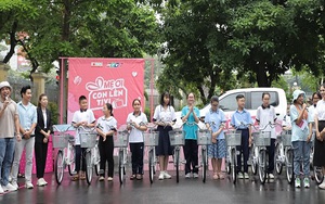 Những chiếc xe đạp được gửi trao cho học sinh khó khăn