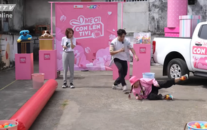 Khả Như nhiệt tình thị phạm thử thách cho người dân