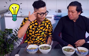 Tân Trề lần đầu thưởng thức huyết chưng nổi tiếng chợ Phạm Văn Hai