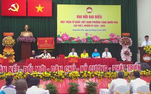 Tổ chức Đại hội Đại biểu MTTQ Việt Nam lần thứ I, nhiệm kỳ 2025 - 2030 tại phường Tăng Nhơn Phú