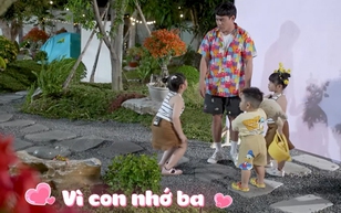 Ba Lâm "bó tay" trước sự tinh ý của các con