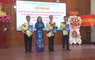 Lễ công bố thành lập phường Bình Quới, TP.HCM