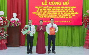 Công bố thành lập phường Tam Thắng, phường Vũng Tàu, TP.HCM