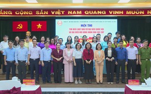 Sôi nổi Hội thi "Ngày hội dân chủ" tìm hiểu Luật Bầu cử tại phường Tân Định