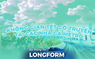 Không gian Tết cổ truyền tại các nhà ga Metro