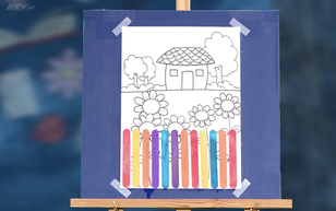 Góc nhỏ kỳ diệu: Học vẽ khu vườn