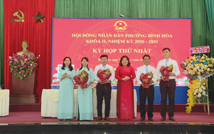 Hội đồng Nhân dân phường Bình Hòa khóa II bắt đầu nhiệm kỳ với nhiều kỳ vọng