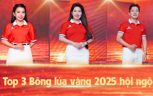Top 3 Bông lúa vàng 2025 sẵn sàng bứt phá tại Chuông vàng vọng cổ 2026