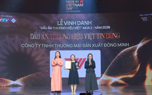 Đông Minh được vinh danh “Dấu Ấn Thương Hiệu Tin Dùng” tại Made By VietNam Day 2026