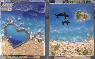 Vườn sao mai: Nghệ thuật tranh Resin và Diorama