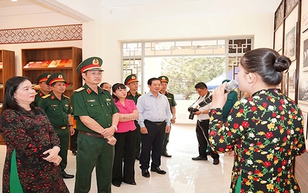 Trường Quân sự Bộ Tư lệnh TP.HCM khánh thành Không gian văn hóa Hồ Chí Minh