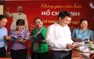 Ra mắt “Không gian Văn hóa Hồ Chí Minh” tại Di tích kiến trúc nghệ thuật cấp Thành phố - Đình Phú Lạc