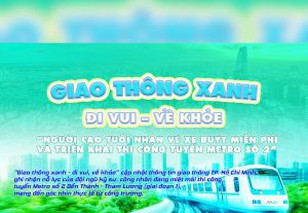 Giao thông xanh - đi vui, về khỏe: Người cao tuổi nhận vé xe buýt miễn phí và triển khai thi công tuyến metro số 2