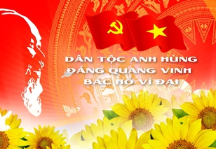 Chủ tịch Hồ Chí Minh vĩ đại sống mãi trong sự nghiệp của chúng ta!