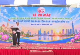 TP. Hồ Chí Minh biến đất trống thành không gian sinh hoạt cộng đồng kết hợp Trạm Công dân số