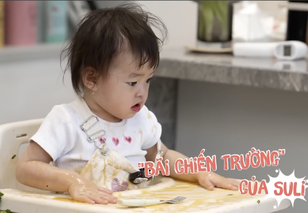 "Mẹ vắng nhà, Ba là siêu nhân": Bữa trưa "hỗn loạn" cùng hai nàng công chúa Nami - Suli
