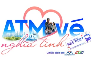 TP. Hồ Chí Minh chính thức công bố “ATM Vé Nghĩa Tình” đầu tiên tại tuyến Metro số 1 (Bến Thành - Suối Tiên)