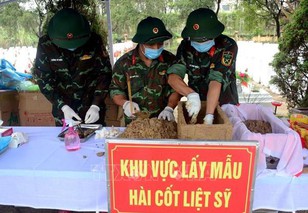 Cố gắng lấy mẫu hài cốt liệt sĩ xong trước thời hạn, đảm bảo chính xác và tôn nghiêm