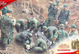 Hôm nay 12/8, quy tập thêm 25 bộ hài cốt liệt sĩ tại Công viên Lê Thị Riêng