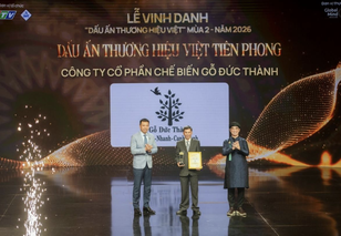 Công ty Cổ phần Chế biến Gỗ Đức Thành được vinh danh “Dấu ấn Thương hiệu Việt Tiên phong”