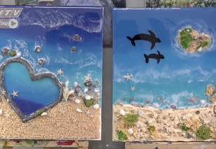 Vườn sao mai: Nghệ thuật tranh Resin và Diorama